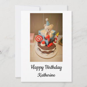 Happy birthday Katherine Holiday Card