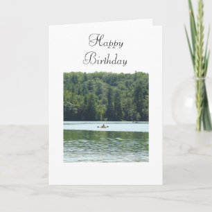 Happy Birthday   Kayaking Photo Card