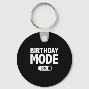 Happy birthday key ring