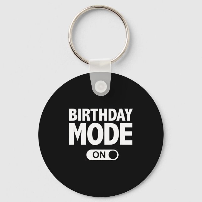 Happy birthday  key ring (Front)