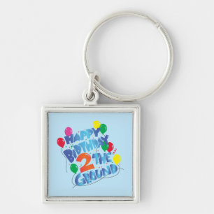 Happy Birthday Key Ring