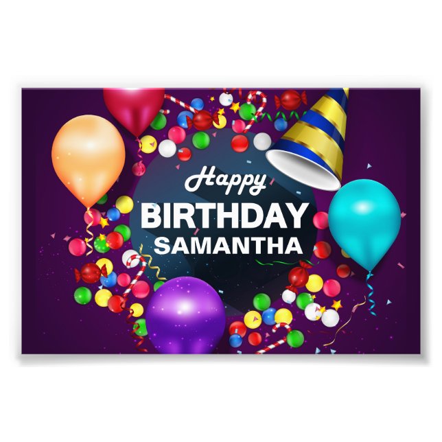 HAPPY BIRTHDAY KIDS  PHOTO PRINT (Front)