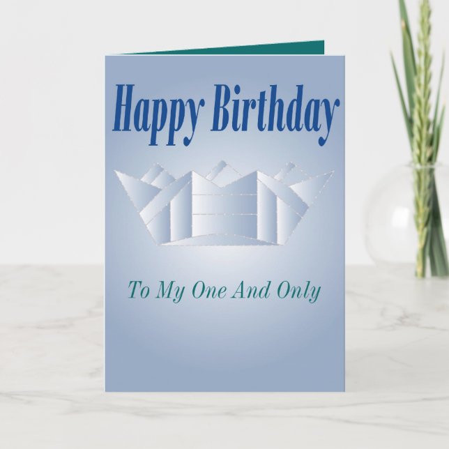 Happy Birthday King Card (Front)