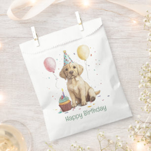 Happy Birthday Labrador Retriever Dogs Favour Bag
