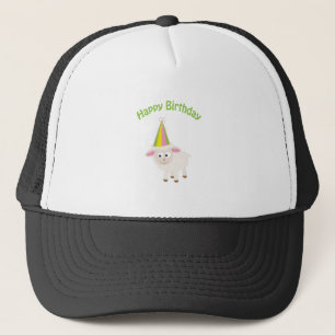 Happy birthday Lamb Trucker Hat