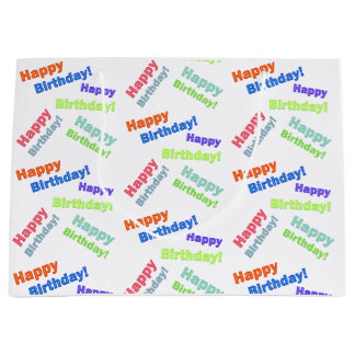 Happy Birthday Large Gift Bag