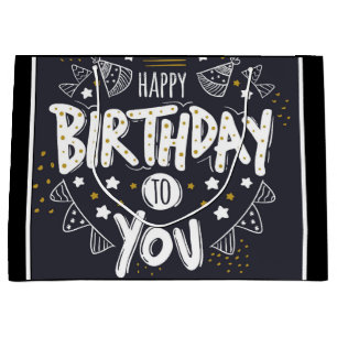 Happy Birthday Large Gift Bag