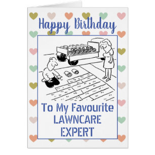 Happy Birthday Lawn Care Expert