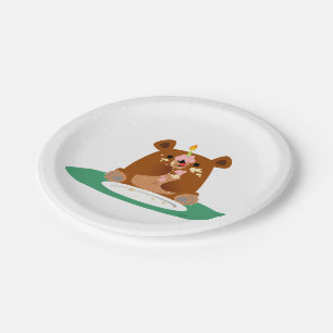 Happy Birthday, little bear!! Paper Plates