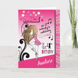 Happy Birthday Little Dancer Card