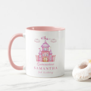 Happy birthday little princess castle mug