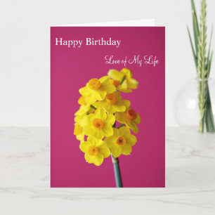 Happy Birthday Love of My Life Card