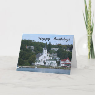 Happy Birthday Mackinaw Island Card