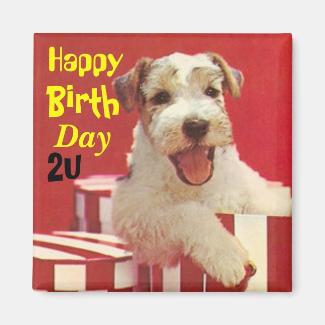 Happy birthday magnet (Front)