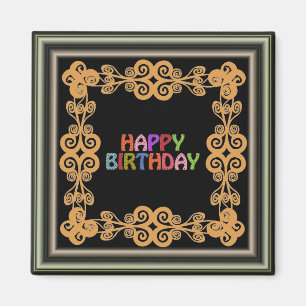 Happy Birthday Magnet