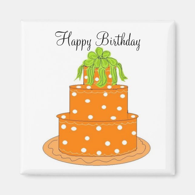 Happy Birthday Magnet (Front)