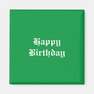 Happy Birthday Magnet