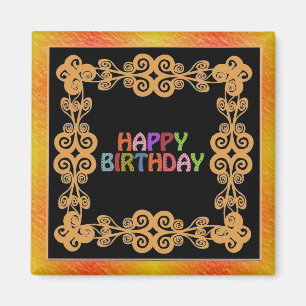 Happy Birthday Magnet