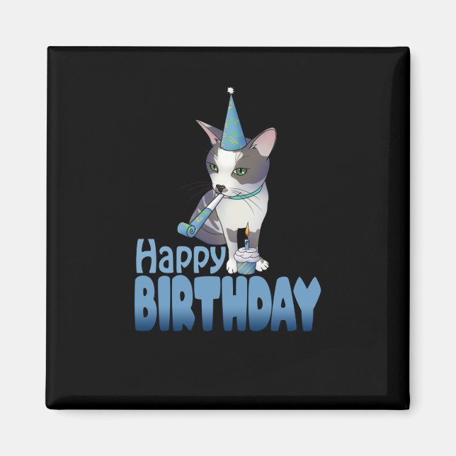 Happy Birthday  Magnet (Front)