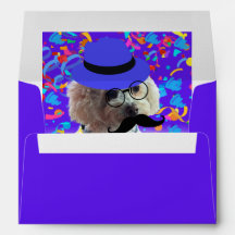 Happy Birthday Make A Wish Poodle Envelopes