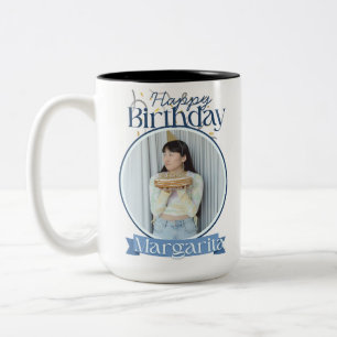 Happy Birthday Margarita Mug   Custom Name photo 