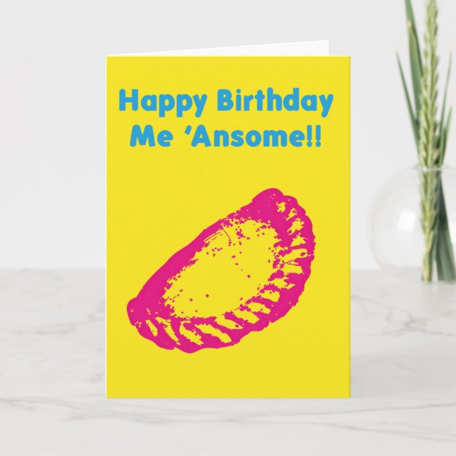 Happy Birthday me Ansome Card (Front)