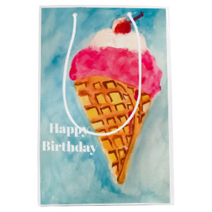 Happy Birthday Medium Gift Bag