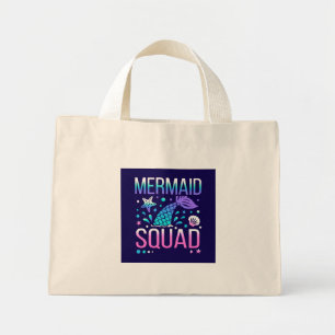 Happy Birthday Mermaid Squad-68296 Mini Tote Bag