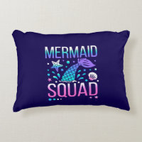 Happy Birthday Mermaid Squad Ocean Party Design