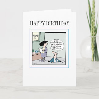 Happy Birthday Mining Card (b) by Graham Harrop
