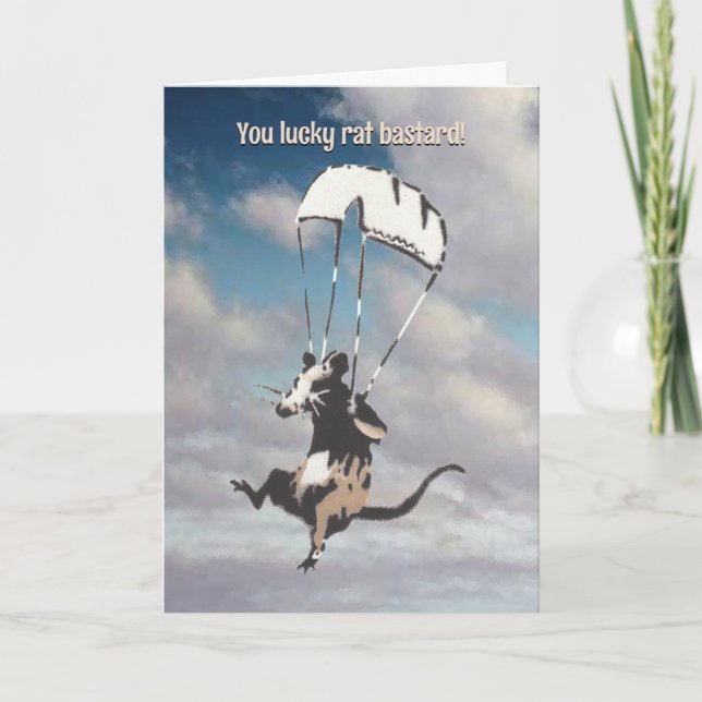 Happy Birthday Mishaps Card (Front)