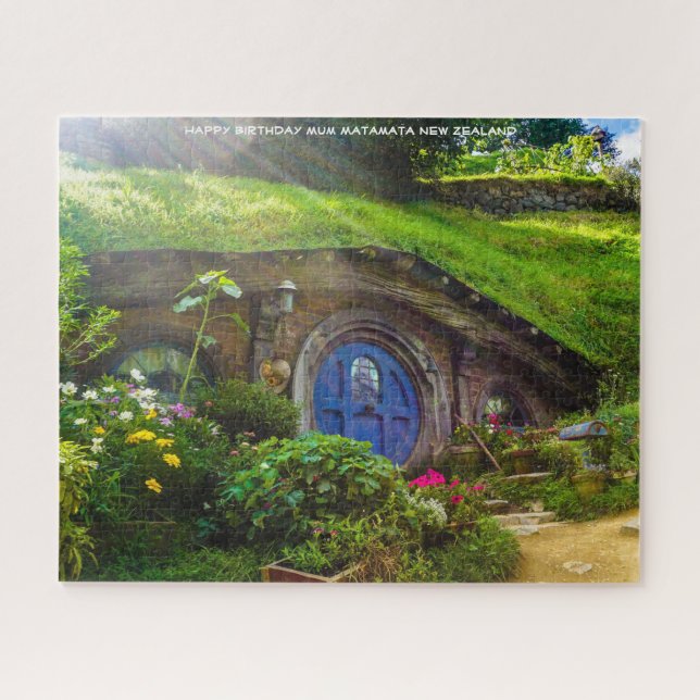 Happy Birthday Mom Matamata New Zealand Jigsaw Puzzle (Horizontal)