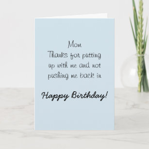 Funny Mother Birthday Cards | Zazzle.com.au