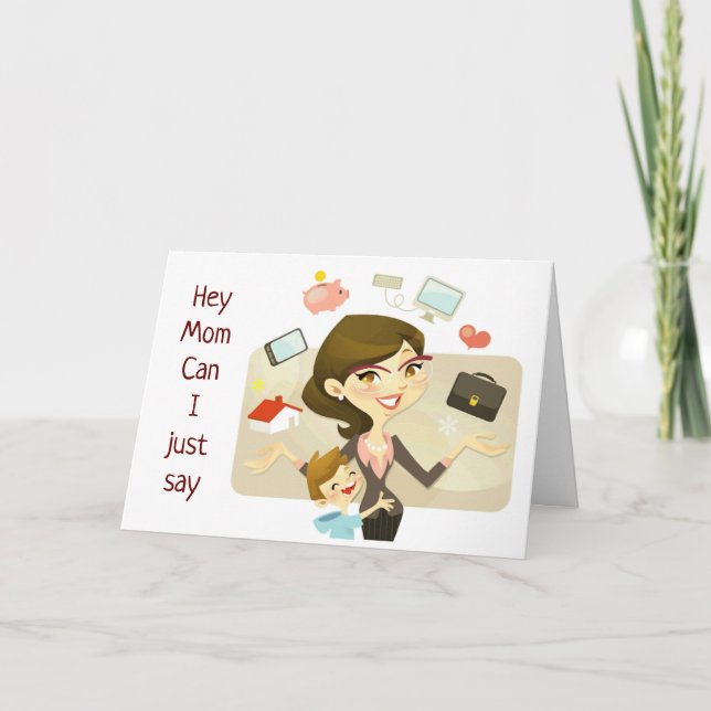 HAPPY BIRTHDAY **MOM TAKE TIME FOR YOU** CARD (Front)