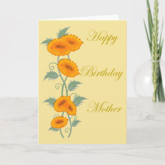 Happy Birthday Mother Card
