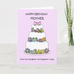 Happy Birthday Mother from Daughter & her wife Card