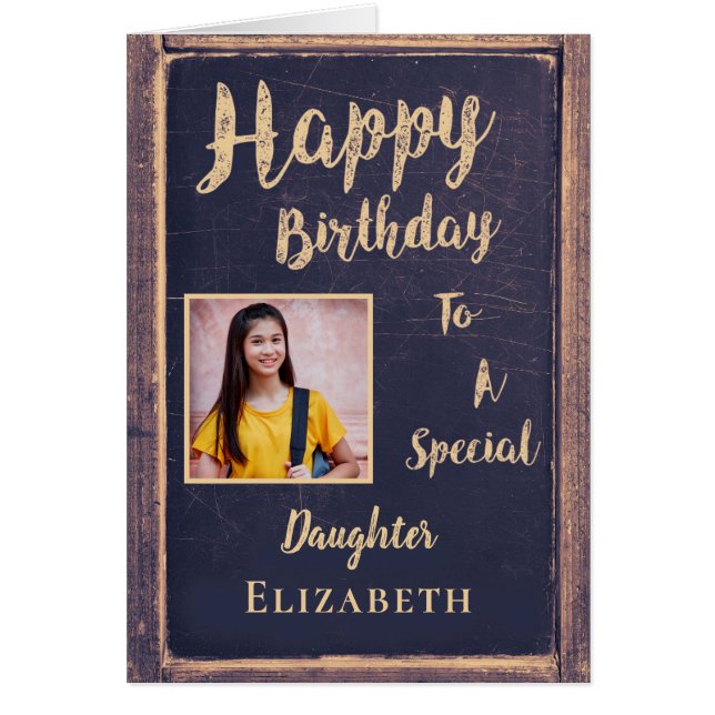 Happy Birthday Mother To Daughter Card (Front)