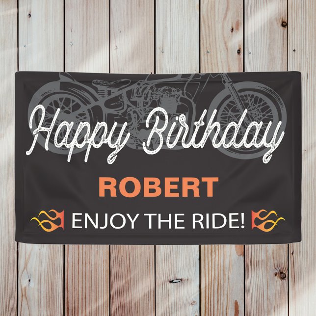 Happy Birthday Motorcycle image for biker Banner (Creator Uploaded)