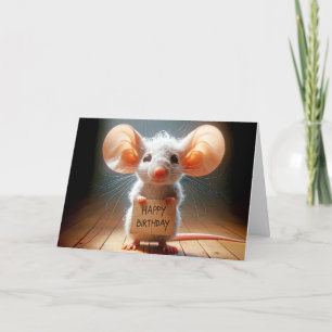 Happy Birthday Mouse Card