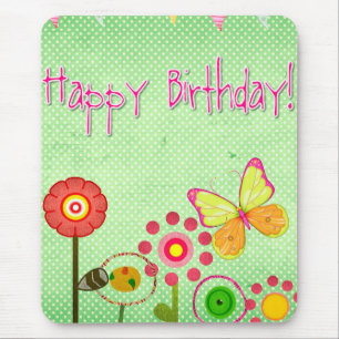 Happy Birthday Mouse Pad