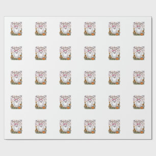 Happy Birthday Ms Emily Halloween Ghost Pumpkin Su Wrapping Paper