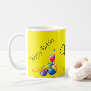 Happy Birthday Mug Balloons