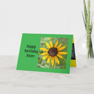 Happy Birthday Mum Black Eyed Susan Card