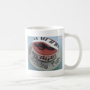 Happy birthday mum cake coffee mug