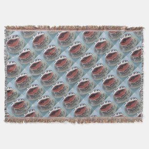 Happy birthday mum cake throw blanket