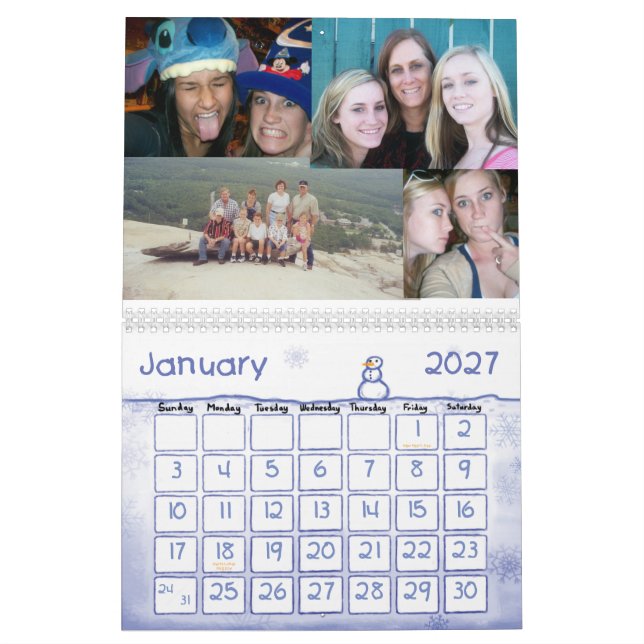 Happy Birthday, Mum! Calendar (Jan 2027)