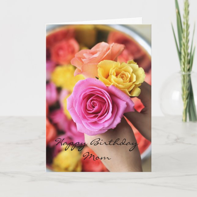 Happy birthday Mum Card (Front)