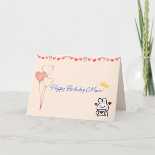 Happy Birthday Mum Card