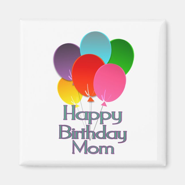 Happy Birthday Mum Magnet (Front)
