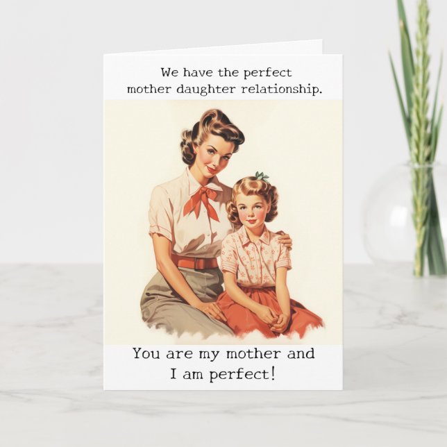 Happy Birthday Mum Mother Humour Funny Card (Front)